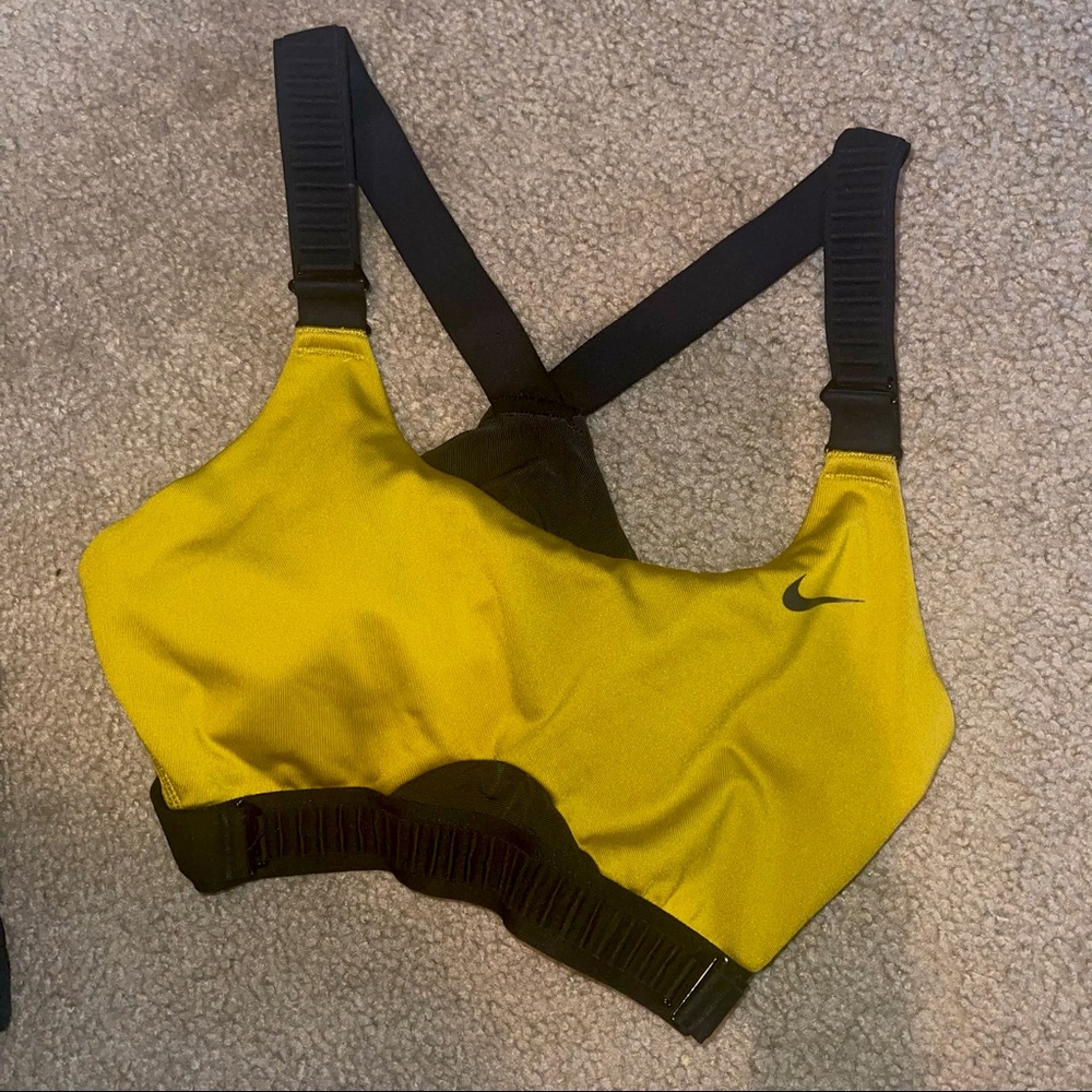 Nike (mustard yellow) sports bra